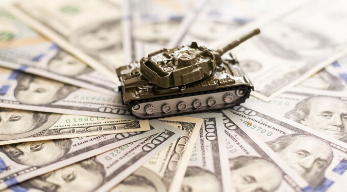 military-tank-money